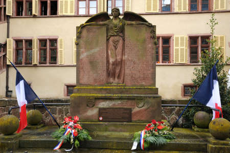 France, the small village of Riquewihr in Alsaceのeditorial素材