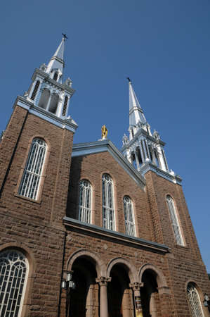 Canada, Quebec, the historical church of Saintの写真素材