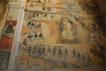 Ile de France, the church of Houdan in les Yvelines のeditorial素材