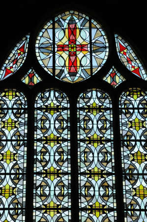 Ile de France, cathedral Saint Maclou in Pontoiseのeditorial素材