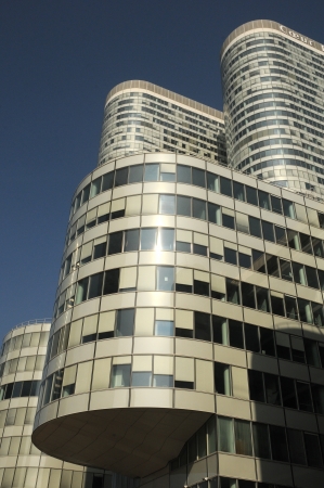 Ile de France, modern building in the district of La Defenseのeditorial素材