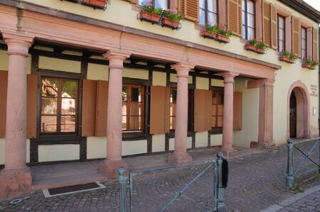 France, the house of Albert Schweitzer in Kaysersbergのeditorial素材