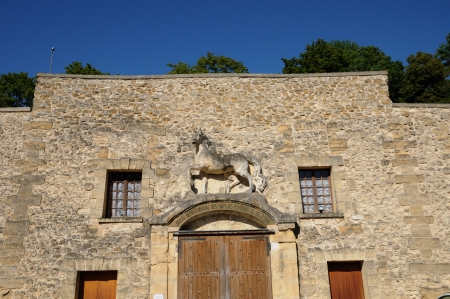Ile de France, firemen museum in Osnyのeditorial素材