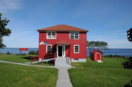 Canada, Quebec, the small village of La Martreのeditorial素材