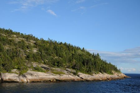 Canada, Quebec, the seaside of Tadoussacの写真素材