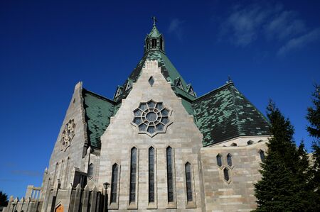 Canada, Quebec, the basilica Notre Dame du Cap in Cap de la Madeleineの写真素材
