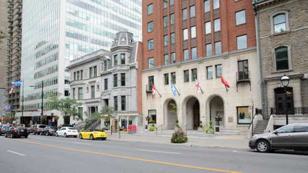 Canada, Quebec, Sherbrooke ouest street in Montreal
