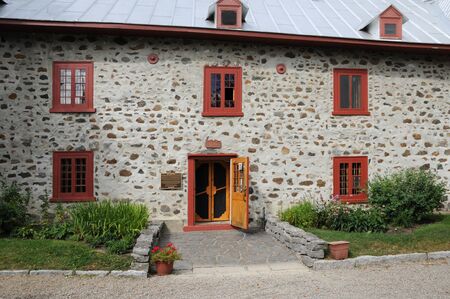 Canada, Quebec,  Seigneurial de Pointe du Lac in Trois Rivieresのeditorial素材