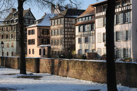 old house in the district of La Petite France in Strasbourgのeditorial素材
