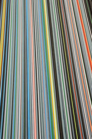 Ile France, modern sculpture in the district of La Defenseの写真素材