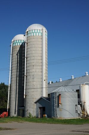 Canada, Quebec, a farm in L Isle Verteのeditorial素材