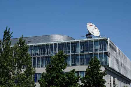 France, Bas Rhin, Arte building in Strasbourgのeditorial素材