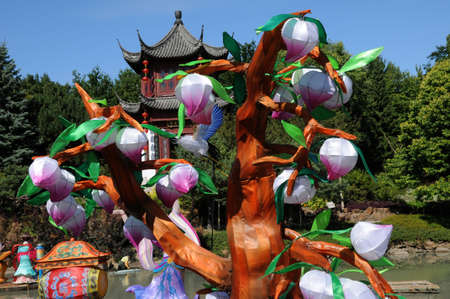 Canada, Quebec, the Botanical Garden of Montrealのeditorial素材