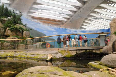 Canada, Quebec, the biodome of Montrealのeditorial素材