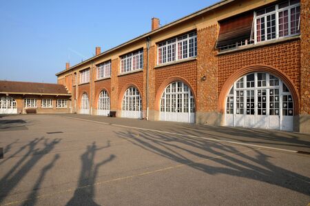 Ile de France, Roux Calmette school in Les Mureauxのeditorial素材
