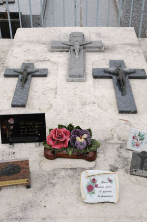 France, a cemetery in Aquitaine