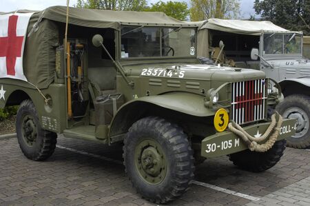 old american military trucksのeditorial素材