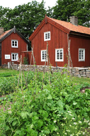 Sweden, traditional agricultural village museum of Himmelsbergaのeditorial素材