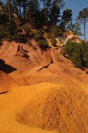France, the Ochre Footpath in Roussillon