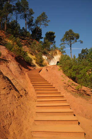France, the Ochre Footpath in Roussillon