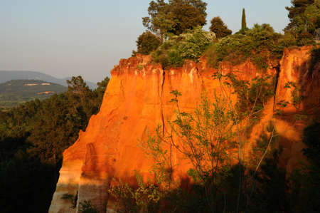 France, the Ochre Footpath in Roussillon