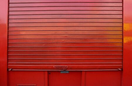 roller shutter of a shop in France