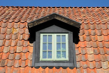 Sweden, the old and picturesque city of visbyの写真素材