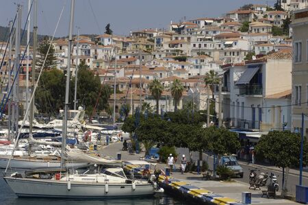 Greece, the picturesque island of Poros in Saronic gulf