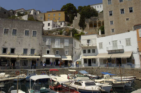 Greece, the Hydra island in Saronic gulfのeditorial素材