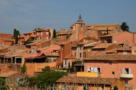 France, the village of Roussillon in Provence