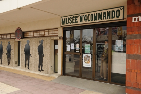 Normandy, 4 commando museum in Ouistrehamのeditorial素材