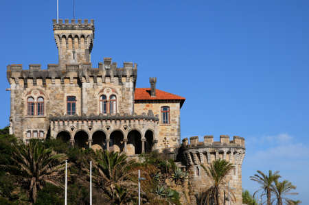 Portugal, an old castle in Estorilのeditorial素材