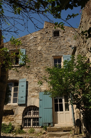 France, the village of Oppede in Provenceのeditorial素材