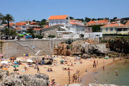 Portugal, the beach of Cacaisのeditorial素材