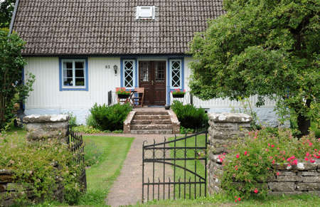 Sweden, an old and picturesque house in Storlingeのeditorial素材