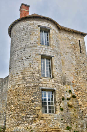 France, the historical castle of Gisors in Normandieのeditorial素材