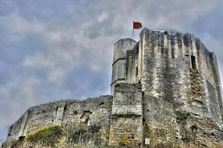 France, the historical castle of Gisors in Normandieのeditorial素材