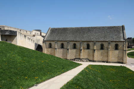 France, the castle of Caen in Normandieのeditorial素材