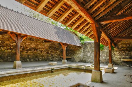 Ile de France, the village of Fontenay-Saint-Pèreのeditorial素材