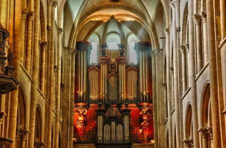 Caen, the abbaye aux Hommes in Normandieのeditorial素材