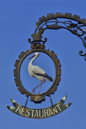 France, the picturesque village of Riquewihr in Alsaceのeditorial素材