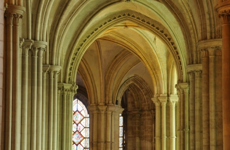 Caen, the abbaye aux Hommes in Normandieのeditorial素材