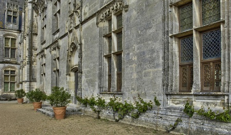 France, the historical castle of Chateaudunのeditorial素材