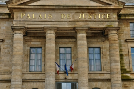 France, the courthouse of Alencon in Normandieのeditorial素材