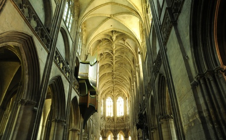 France, the Saint Pierre church in Caenのeditorial素材