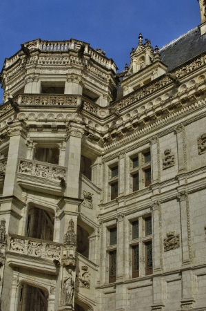 France, the castle of Blois in Loire et Cherのeditorial素材