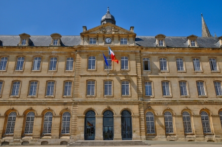 France, the Caen city hall in Normandieのeditorial素材