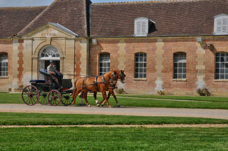 France, le Haras National du Pin in Normandieのeditorial素材