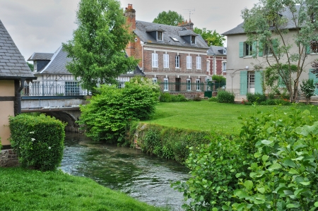 France, the picturesque village of Ry in Seine Maritimeのeditorial素材