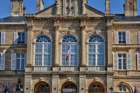 France the city hall of Sees in Normandieのeditorial素材